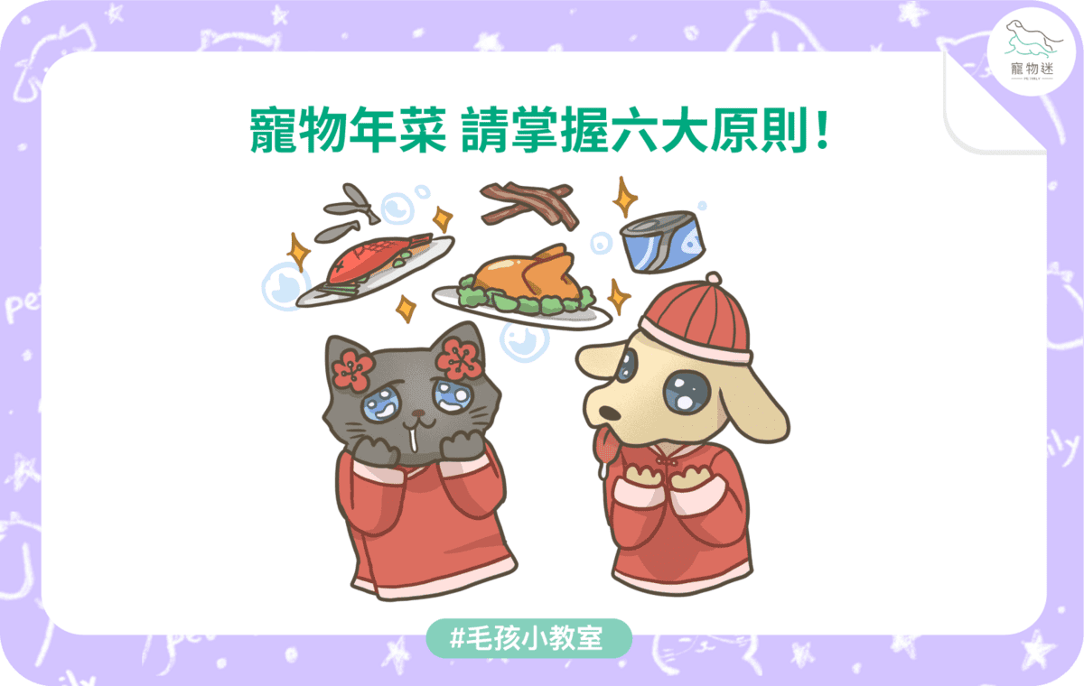 寵物年菜  請掌握6大原則！